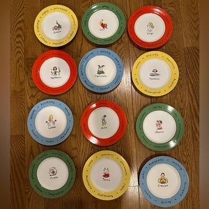 Pottery Barn Zodiac Dishware (12)